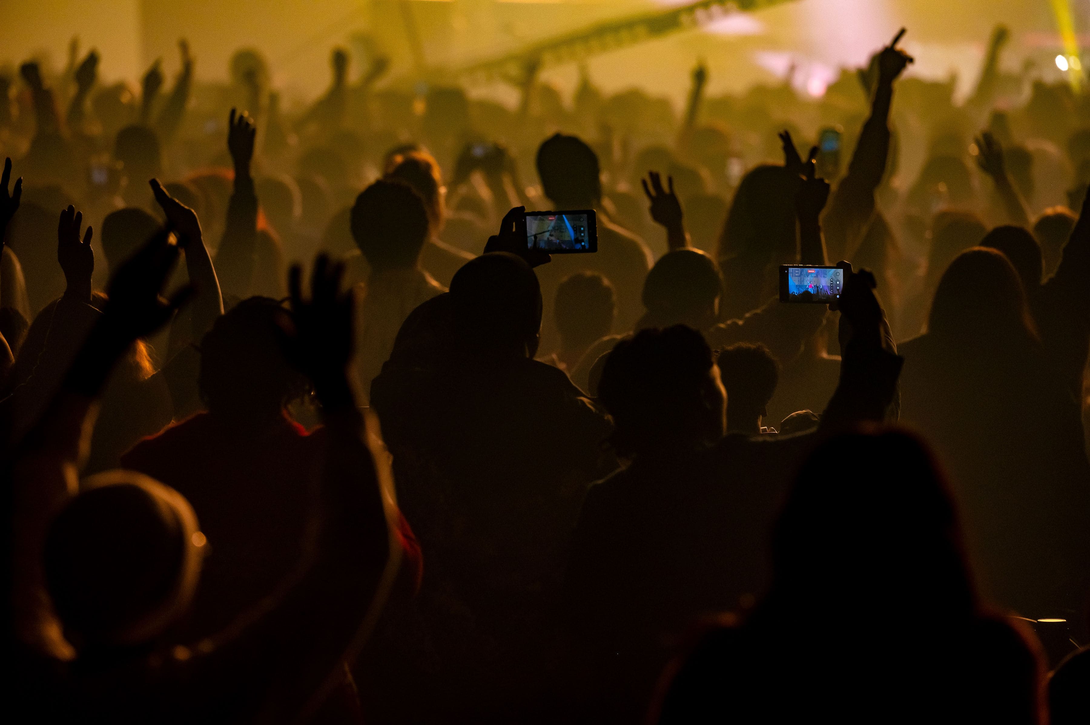 Hand holding smartphone